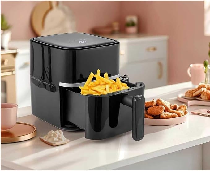 FRYTKOWNICA AIR FRYER BEZTŁUSZCZOWA LINBOX 304 IDEALNA DLA 1-2 OSÓB POJEMNOŚĆ KOSZA 3 LITRY 1000W - Image 5