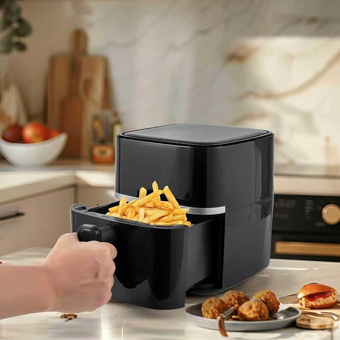 FRYTKOWNICA AIR FRYER BEZTŁUSZCZOWA LINBOX 304 IDEALNA DLA 1-2 OSÓB POJEMNOŚĆ KOSZA 3 LITRY 1000W