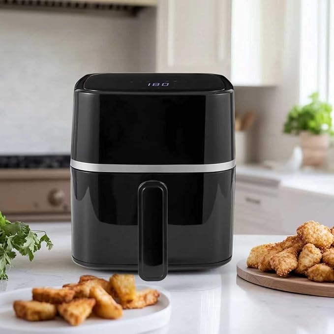 FRYTKOWNICA AIR FRYER BEZTŁUSZCZOWA LINBOX 304 IDEALNA DLA 1-2 OSÓB POJEMNOŚĆ KOSZA 3 LITRY 1000W - Image 3